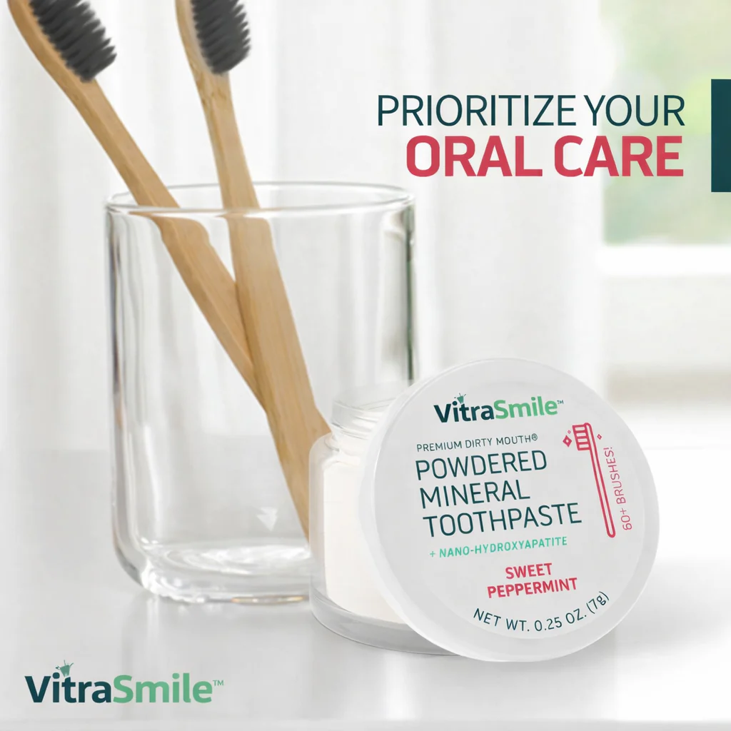 VitraSmile™ Powdered Mineral Toothpaste